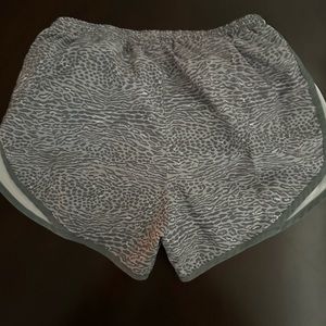Gray leopard Nike shorts